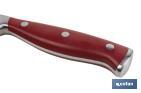 Coltello da cucina con forgiatura francese | Rosso | Varie misure - Cofan