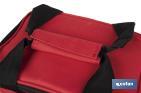 Nevera portátil porta alimentos | Bolsa isotérmica | Correa ajustable | Color: rojo | Medidas: 23 x 17 x 18 cm - Cofan