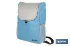 Mochila nevera isotérmica | Mochila de refrigeración | Capacidad: 10 litros | Color: Azul y gris | Medidas: 28 x 12,5 x 37 cm - Cofan