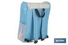 Mochila nevera isotérmica | Mochila de refrigeración | Capacidad: 10 litros | Color: Azul y gris | Medidas: 28 x 12,5 x 37 cm - Cofan