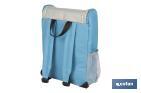 Mochila nevera isotérmica | Mochila de refrigeración | Capacidad: 10 litros | Color: Azul y gris | Medidas: 28 x 12,5 x 37 cm - Cofan