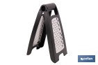 Rallador de cocina plegable con doble lado: fino y grueso | Base antideslizante | Colores aleatorios - Cofan
