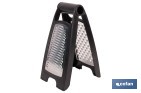 Rallador de cocina plegable con doble lado: fino y grueso | Base antideslizante | Colores aleatorios - Cofan