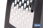 Rallador de cocina plegable con doble lado: fino y grueso | Base antideslizante | Colores aleatorios - Cofan