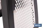 Rallador de cocina plegable con doble lado: fino y grueso | Base antideslizante | Colores aleatorios - Cofan