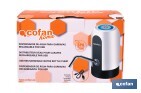 Dispensador de agua eléctrico | Grifo portátil para garrafas de agua | Adaptador universal incluido | Batería recargable de 1200 mAh con conexión USB-C - Cofan