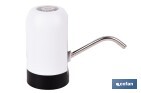 Dispensador de agua eléctrico | Grifo portátil para garrafas de agua | Adaptador universal incluido | Batería recargable de 1200 mAh con conexión USB-C - Cofan