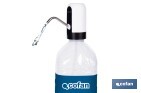 Dispensador de agua eléctrico | Grifo portátil para garrafas de agua | Adaptador universal incluido | Batería recargable de 1200 mAh con conexión USB-C - Cofan