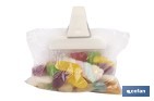 Pack de 2 pinzas para cerrar bolsas de alimentos | Color: beige - Cofan