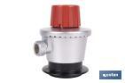 REGULADOR DE GAS BUTANO/PROPANO | MANDO AJUSTABLE | ROSCA IZQUIERDA 21,8 MM | ADECUADO PARA SOPLETES Y SOLDADORES
