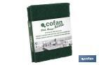 Pack de 4 esfregões verdes - Cofan