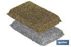 PACK OF 2 GOLD AND SILVER METALLIC SCOURING PADS