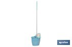 Pack de fregona con cubo y escurridor fácil | Capacidad de cubo de 14 litros - Cofan