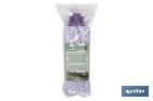 Cloth mop | 100% microfibre | White and purple - Cofan