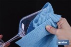 Pack de 4 bayetas de microfibra antibacterianas | Alta calidad y versatilidad | Máxima absorción | Medidas: 38 x 35 cm - Cofan