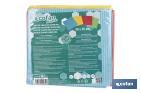 Pack de 4 bayetas de microfibra antibacterianas | Alta calidad y versatilidad | Máxima absorción | Medidas: 38 x 35 cm - Cofan