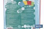 Pack de 4 bayetas de microfibra antibacterianas | Alta calidad y versatilidad | Máxima absorción | Medidas: 38 x 35 cm - Cofan