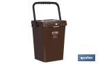 Brown Rubbish Bin for Organic Waste - Cofan