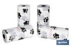 Bolsas de Basura para excrementos de perros | 4 rollos de15 bolsas | Medidas: 35,5 x 23 cm - Cofan