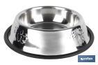 Food and water bowl for pets | Stainless steel | Available in several sizes - Cofan