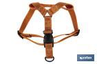 Reflective dog harness | Orange | Available in various sizes - Cofan