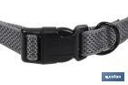 Collier Réfléchissant pour Chiens | Couleur Grise | Plusieurs Tailles - Cofan