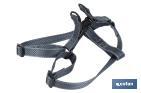 Reflective dog harness | Grey | Available in various sizes - Cofan