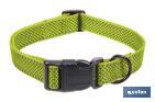 COLLAR REFLECTANTE PARA PERROS | COLOR VERDE | TALLAS S O M