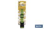 Reflective dog collar | Green | Size: S or M - Cofan