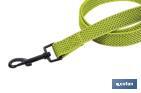 Reflective dog training leash | Available in various sizes | Green - Cofan