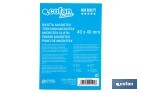 Microtex Cleaning cloth | Size: 40 x 40cm | Blue | Reusable cloth | Highly absorbent cleaning cloth - Cofan