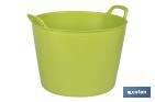 Flexible basket | Albahaca Model | 42l capacity | Several colours | Size: 48.5 x 45 x 38cm - Cofan
