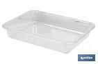 Multi-purpose tray | Albahaca Model | Several sizes | Transparent material | Multi-purpose organiser - Cofan