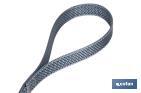 Reflective dog leash | Available in various sizes | Grey - Cofan