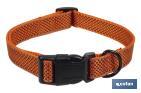 Reflective dog collar | Orange | Available in different sizes - Cofan