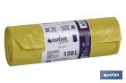 YELLOW BIN BAGS | SIZE: 90 X 110CM | 120 LITRES | 10 PIECES