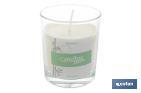 SCENTED CANDLE | VEGETABLE WAX | AROMA OF BAMBOO | COTTON WICK