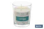 Scented candle | Vegetable wax | Aroma of ocean | Cotton wick - Cofan