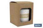Scented candle | Vegetable wax | Aroma of linen | Cotton wick - Cofan