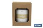 Scented candle | Vegetable wax | Aroma of linen | Cotton wick - Cofan