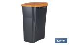 Orange recycling bin | Suitable for recycling organic waste | Available in three different capacities and sizes - Cofan