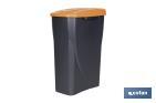 Orange recycling bin | Suitable for recycling organic waste | Available in three different capacities and sizes - Cofan