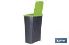 Green recycling bin | Suitable for recycling glass materials | Available in three different capacities and sizes - Cofan