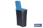 Blue recycling bin | Suitable for recycling paper and cardboard | Available in three different capacities and sizes - Cofan