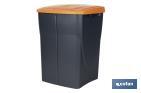 Orange recycling bin | Suitable for recycling organic waste | Available in three different capacities and sizes - Cofan