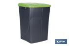 Green recycling bin | Suitable for recycling glass materials | Available in three different capacities and sizes - Cofan