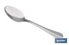 TEA SPOON | BOLONIA MODEL | 18/00 STAINLESS STEEL | AVAILABLE IN PACKS OR BLISTER PACK OF 3 PCS.