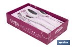 Stainless-steel cutlery set | Bolonia Model | Set of 24 pcs. | C-18/00 | High-quality & Design box included - Cofan