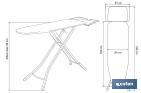 Ironing Board, Cesena Model, 120 x 38cm (Mod. 2) - Cofan