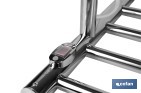 Heated towel rail | Sinaí Model | Stainless steel | 80W | IP44 | Size: 70 x 53 x 10.5cm - Cofan